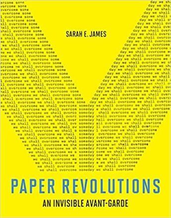 Couverture du livre « Paper revolutions » de Sarah E. James aux éditions Mit Press