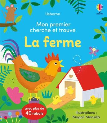 Couverture du livre « La ferme : Mon premier cherche et trouve » de Alice Beecham et Magali Mansilla aux éditions Usborne