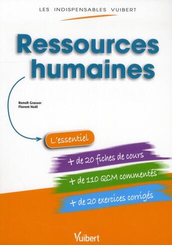 Couverture du livre « Ressources humaines » de Benoit Grasser et Florent Noel aux éditions Vuibert