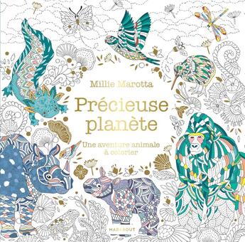 Couverture du livre « Précieuse planète » de Millie Marotta aux éditions Marabout