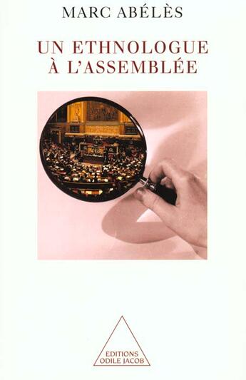 Couverture du livre « Un ethnologue à l'Assemblée » de Marc Abeles aux éditions Odile Jacob