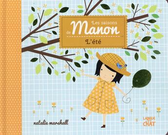 Couverture du livre « Les saisons de Manon ; l'été » de Natalie Marshall aux éditions Langue Au Chat