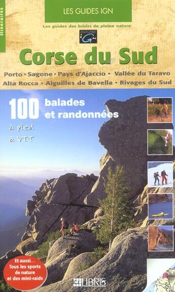 Couverture du livre « Guide ign ; corse du sud » de Charles Pujos aux éditions Glenat