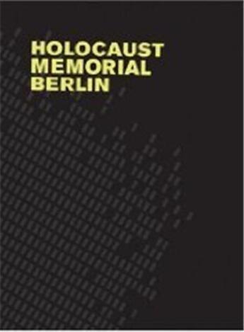 Couverture du livre « Peter eisenman holocaust memorial berlin » de Rauterberg Hanno aux éditions Lars Muller