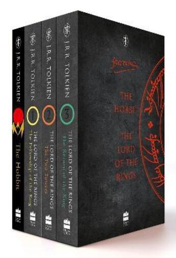 Couverture du livre « The hobbit & the lord of the rings boxed set » de J.R.R. Tolkien aux éditions Harper Collins Uk