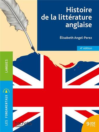 Couverture du livre « Histoire de la littérature anglaise » de Elisabeth Angel-Perez aux éditions Hachette Education