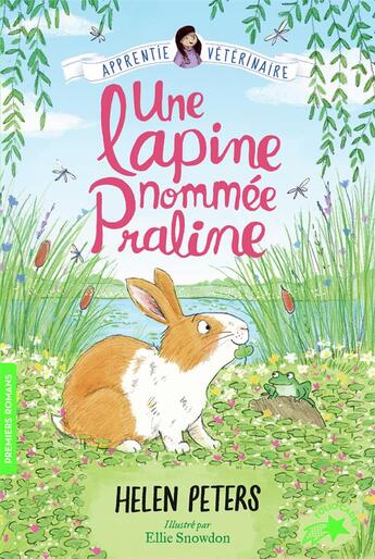 Couverture du livre « Jasmine, l'apprentie vétérinaire Tome 11 : Une lapine nommée Praline » de Helen Peters et Ellie Snowdon aux éditions Gallimard-jeunesse