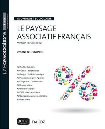 Couverture du livre « Le paysage associatif français (2e édition) » de Viviane Tchernonog aux éditions Juris Editions