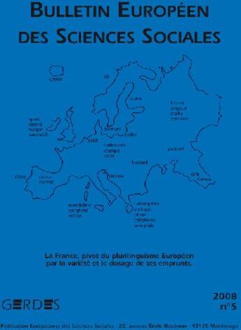 Couverture du livre « Revue Politique Europeenne N.5 ; La France Pivot Du Plurilinguisme Européen Par La Variété Et Le Dosage De Ses Emprunts » de Revue Politique Europeenne aux éditions L'harmattan