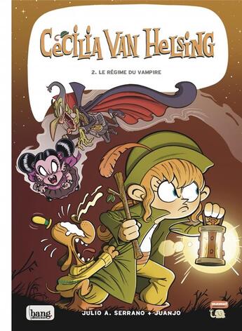 Couverture du livre « Cecilia van Helsing Tome 2 : le régime du vampire » de Julio A. Serrano et Juanjo Cuerda aux éditions Bang