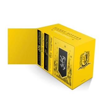 Couverture du livre « HARRY POTTER HUFFLEPUFF HOUSE EDITIONS - HARDBACK BOX SET » de J. K. Rowling aux éditions Bloomsbury