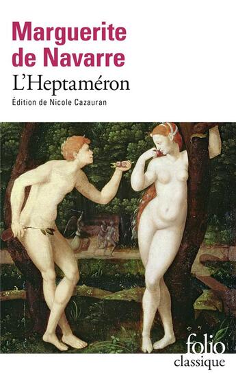 Couverture du livre « L'heptaméron » de Marguerite De Navarr aux éditions Gallimard