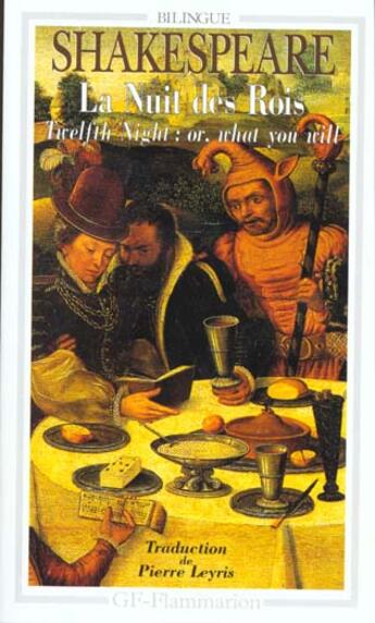 Couverture du livre « La nuit des rois (twelfth night : or, what you will) » de William Shakespeare aux éditions Flammarion