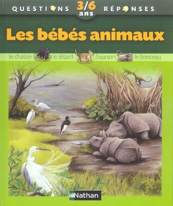 Couverture du livre « Bebes animaux » de Vandewiele/Wirth aux éditions Nathan