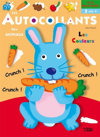 Couverture du livre « Les Autocollants Des Animaux - » de  aux éditions Lito