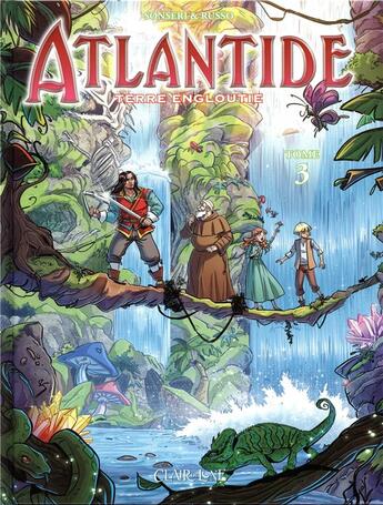 Couverture du livre « Atlantide ; terre engloutie Tome 3 » de Luisa Russo et Marco Sonseri aux éditions Clair De Lune