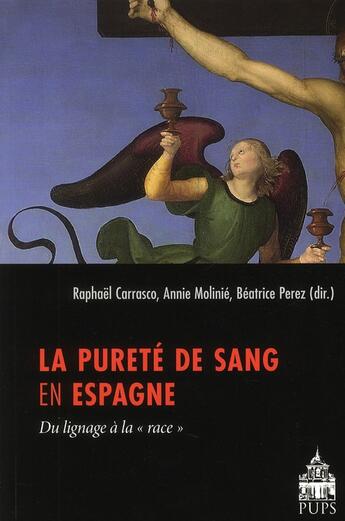 Couverture du livre « Purete du sang » de Perez B aux éditions Sorbonne Universite Presses