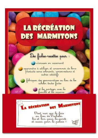 Couverture du livre « La récréation des marmitons » de Marie-Angele Bigou et Clemence Aldebert aux éditions Les Pieds Dans L'herbe