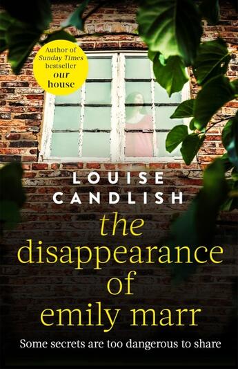 Couverture du livre « THE DISAPPEARANCE OF EMILY MARR » de Louise Candlish aux éditions Sphere