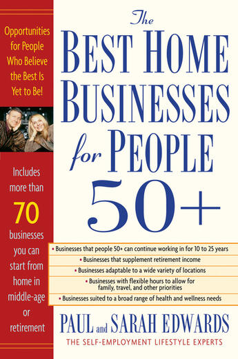 Couverture du livre « Best Home Businesses for People 50+ » de Edwards Sarah aux éditions Penguin Group Us