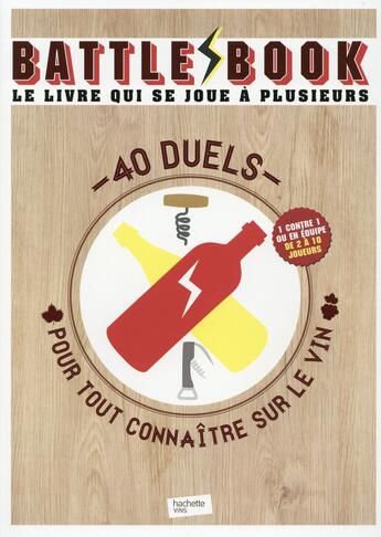 Couverture du livre « Battle book ; vins » de  aux éditions Hachette Pratique