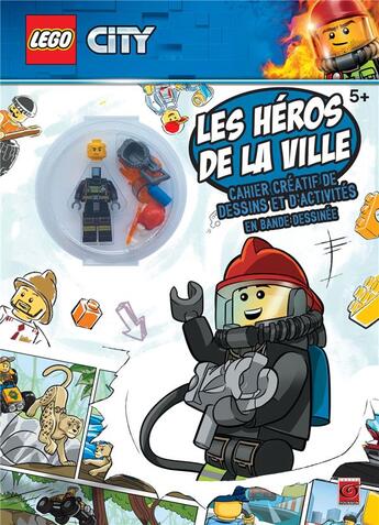 Couverture du livre « Lego city les heros de la ville » de  aux éditions Carabas