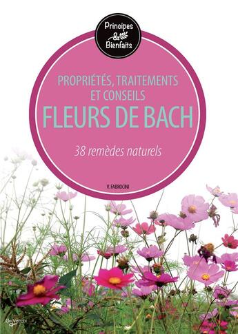 Couverture du livre « Fleurs de bach ; 38 remèdes naturels » de Fabrocini aux éditions De Vecchi