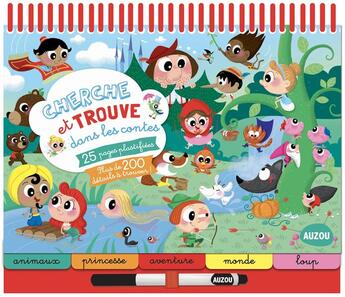 Couverture du livre « Cherche et trouve dans les contes - nouvelle edition » de  aux éditions Philippe Auzou