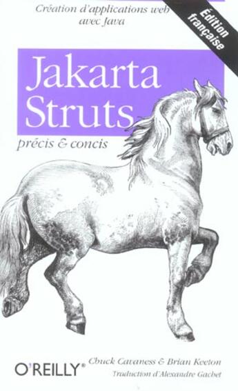 Couverture du livre « Jakarta struts : precis et concis » de Cavaness/Keeton aux éditions Ellipses
