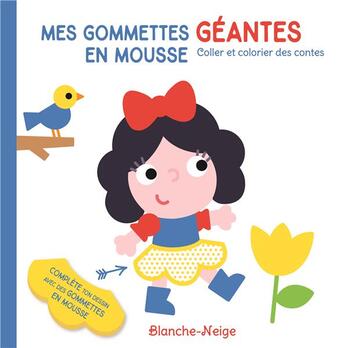 Couverture du livre « Blanche-neige gommettes geantes » de  aux éditions Editions Tam Tam