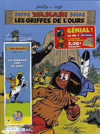 Couverture du livre « Yakari T.32 ; les griffes de l'ours » de Derib et Job aux éditions Lombard