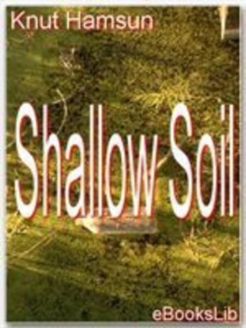 Couverture du livre « Shallow Soil » de Knut Hamsun aux éditions Ebookslib