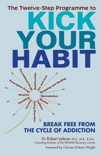 Couverture du livre « THE TWELVE-STEP PROGRAMME TO KICK YOUR HABIT - BREAK FREE FROM THE CYCLE OF ADDICTION » de Robert Lefever aux éditions Welbeck