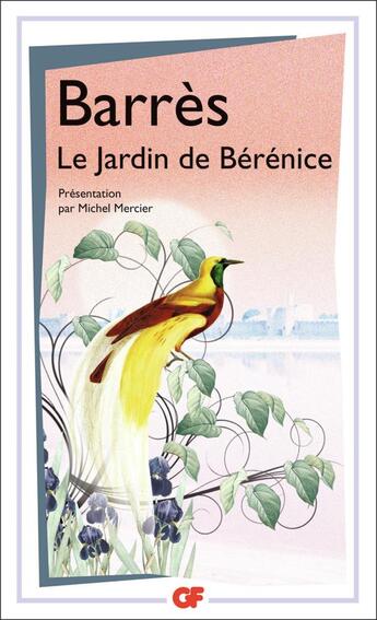 Couverture du livre « Le Jardin de Bérénice » de Maurice Barrès aux éditions Flammarion