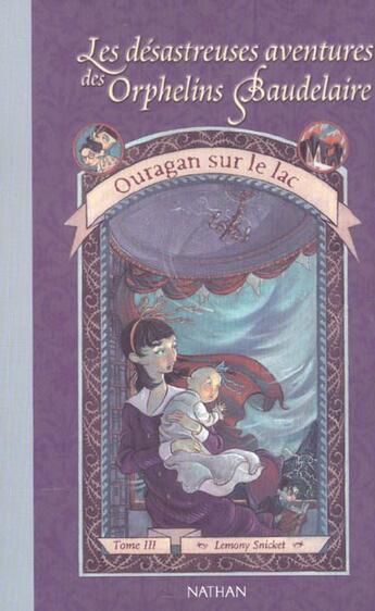 Couverture du livre « Aventures orph baudelaire t03 » de Snicket/Helquist aux éditions Nathan