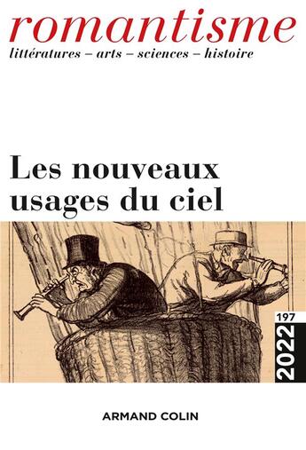 Couverture du livre « Romantisme n 197 3/2022 » de  aux éditions Armand Colin