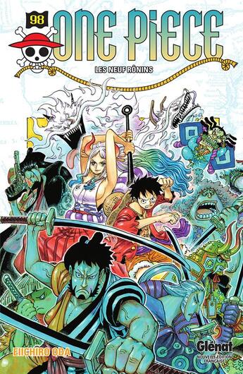 Couverture du livre « One Piece - édition originale Tome 98 : les neufs rônins » de Eiichiro Oda aux éditions Glenat