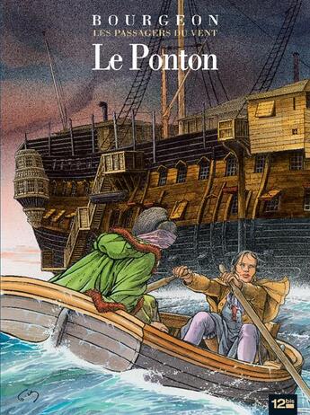 Couverture du livre « Les passagers du vent T.2 ; le ponton » de Francois Bourgeon aux éditions 12 Bis