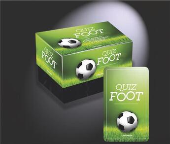 Couverture du livre « Quiz foot ; coffret » de Frederic Zion aux éditions Chronique