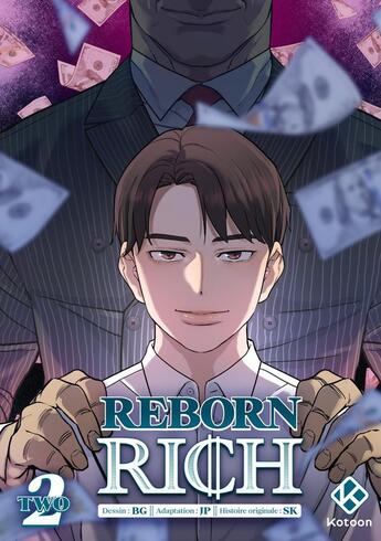 Couverture du livre « Reborn Rich - Tome 2 » de Jp et Sk et Bg aux éditions Kotoon