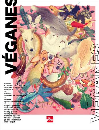 Couverture du livre « Veganes - revue contreculturelle - automne hiver 2017 » de  aux éditions La Plage