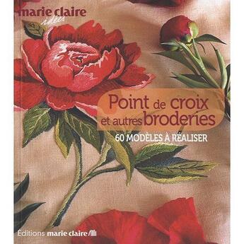 Couverture du livre « Point de croix et autres broderies » de  aux éditions Marie-claire