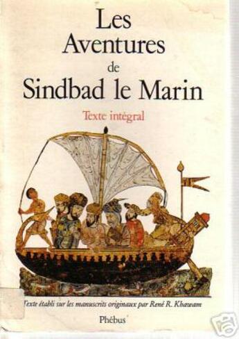 Couverture du livre « Les aventures de sindbad le marin » de Anonyme aux éditions Phebus