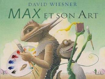 Couverture du livre « Max et son art » de David Wiesner aux éditions Circonflexe