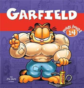 Couverture du livre « Garfield - poids lourd Tome 14 » de Jim Davis aux éditions Presses Aventure