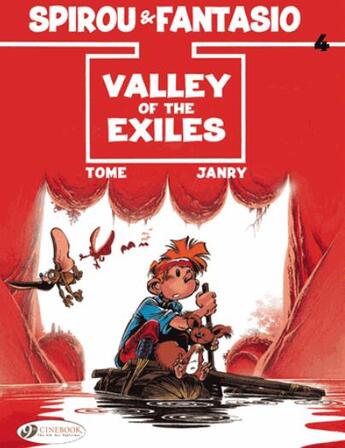 Couverture du livre « Spirou & Fantasio adventures t.4 ; valley of the exiles » de Tome et Janry aux éditions Cinebook