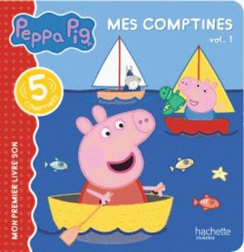 Couverture du livre « Peppa pig - comptines vol 1 » de  aux éditions Hachette Jeunesse