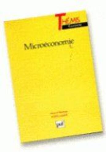 Couverture du livre « Microéconomie » de Kirman/Lapied A/A aux éditions Puf