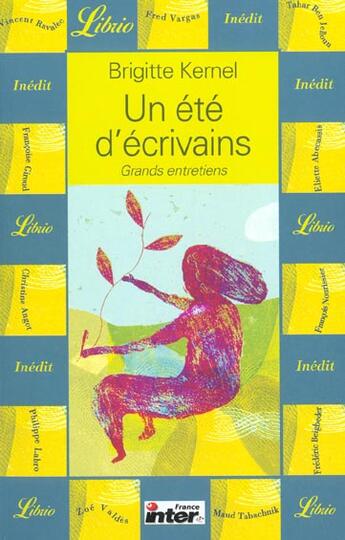 Couverture du livre « Ete d'ecrivains (un) » de Brigitte Kernel aux éditions J'ai Lu