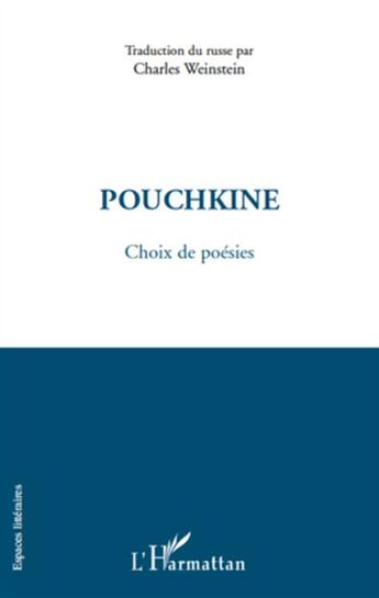 Couverture du livre « Choix de poésies » de Alexandre Pouchkine aux éditions L'harmattan